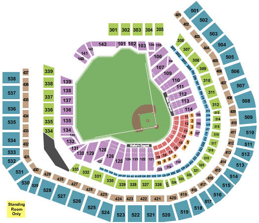 Citi Field New York Mets Seating Chart